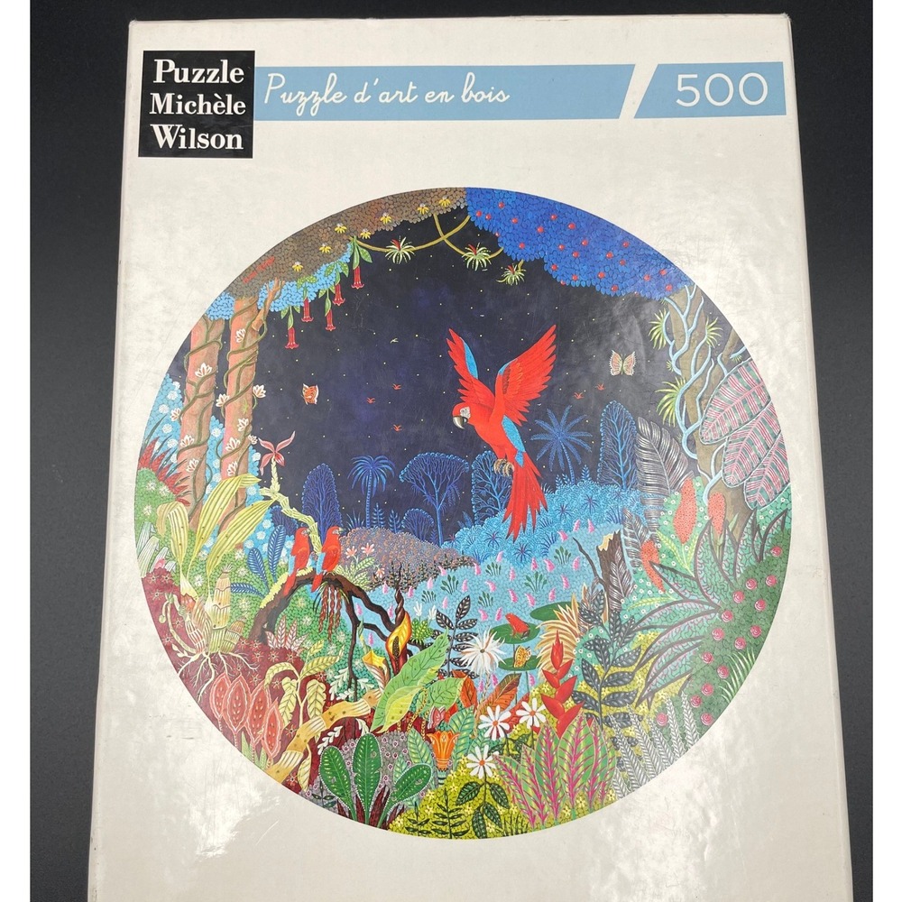 Michele Wilson Alain Thomas Ara Nocturne 500+ Pc Wooden Puzzle France COMPLETE